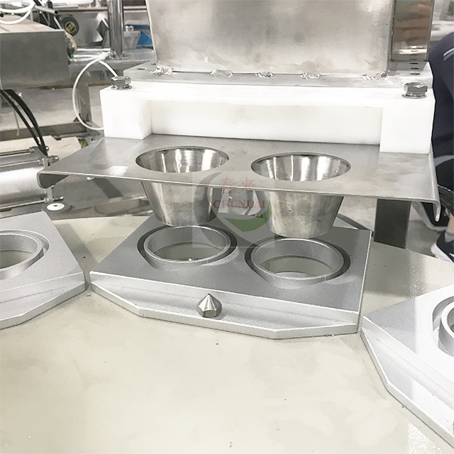 KIS-900-2 Ροταντικό τύπο δημητριακών μέτρησης κύπελλο σφράγισης μηχανή σφράγισης
